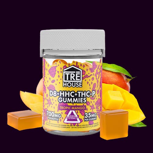 Tre House Delta 8 Tropic Mango Gummies Tre House Delta 8 Tropic Mango Gummies high potency