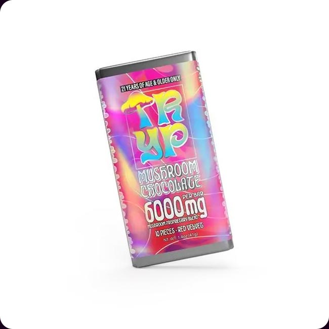 Tryp Mushroom Chocolate Tryp Mushroom Chocolate premium infused bar