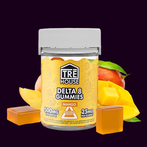 Tre House Delta 8 Mango Gummies Tre House Delta 8 Mango Gummies high potency